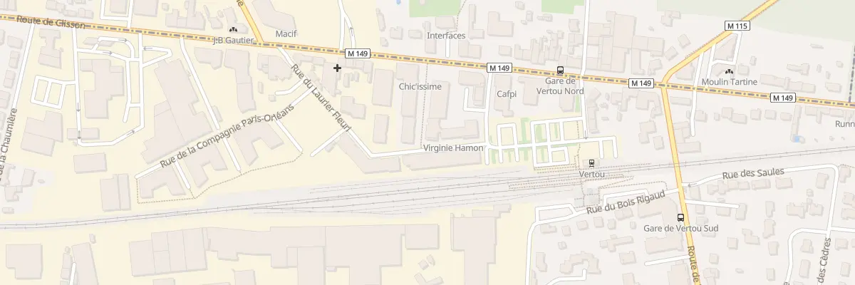 Plan du 14 Rue du Laurier Fleuri à Vertou
