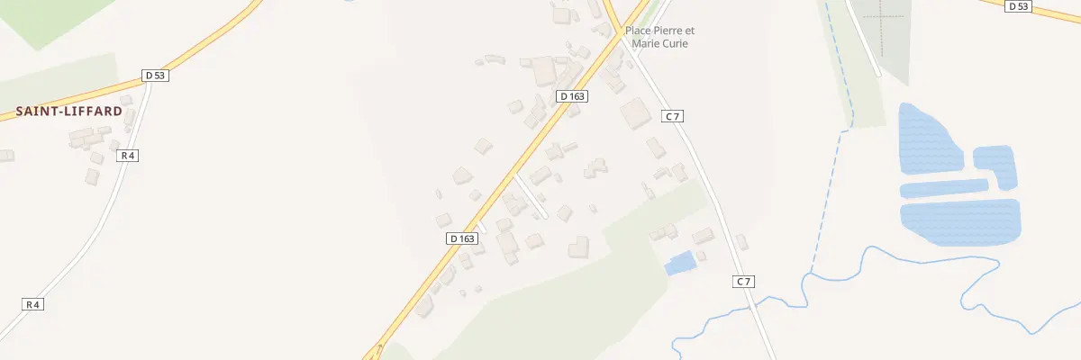 Plan du 1 Rue de la Fontaine Courgeon à Thourie