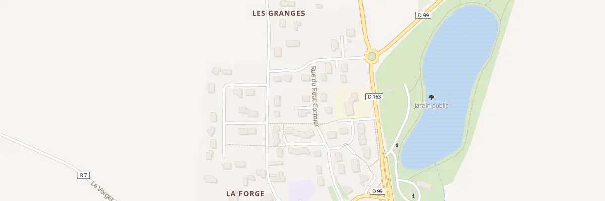 Plan du 3 Rue du Petit Cormier à Thourie