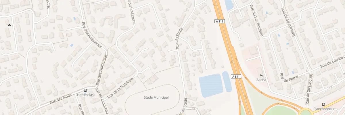 Plan du 33T Rue du Stade à Sainte-Luce-sur-Loire