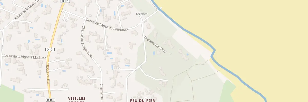 Plan du 2 Imp des Pins aux Portes-en-Ré