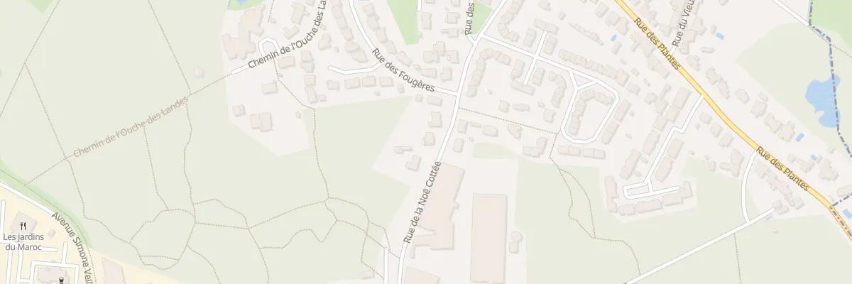 Plan du 20 Rue de la Noë Cottée à Saint-Sébastien-sur-Loire