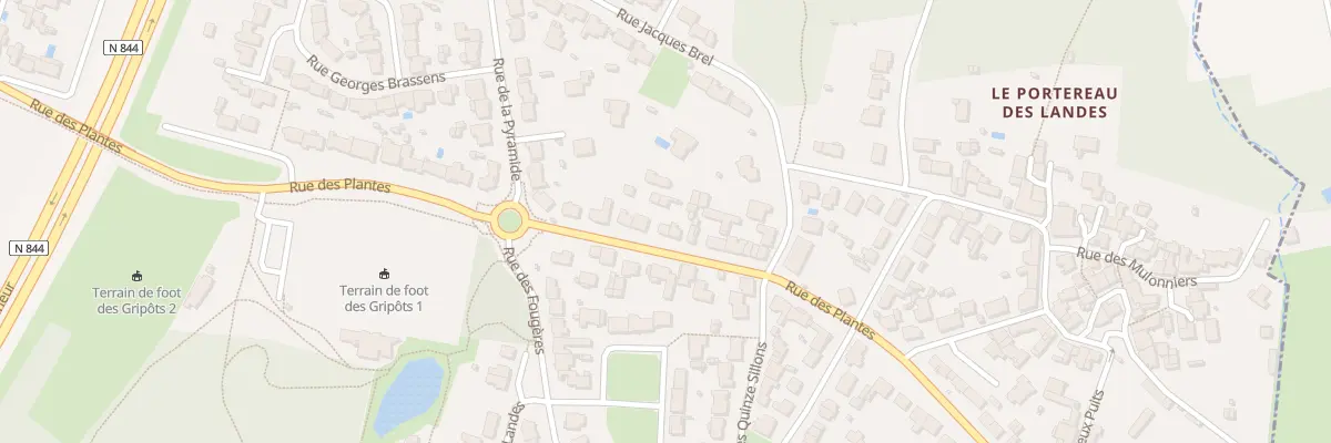 Plan du 75 Rue des Plantes à Saint-Sébastien-sur-Loire