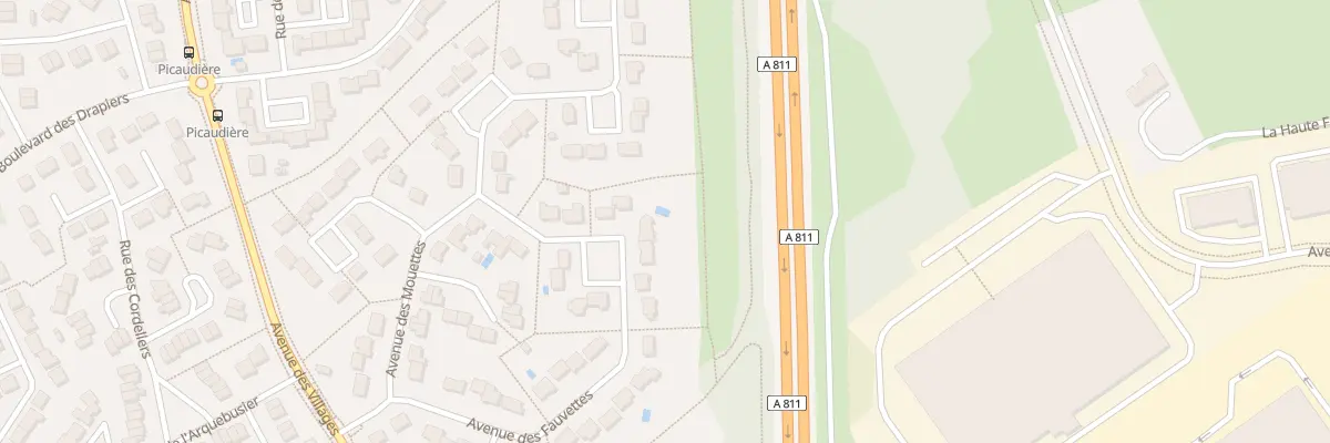 Plan du 28 Av des Fauvettes à Carquefou