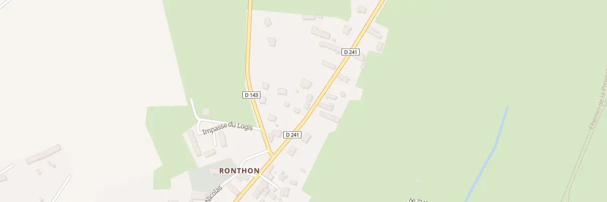 Plan du 55 Rte de la Mer - Ronthon à Dragey-Ronthon