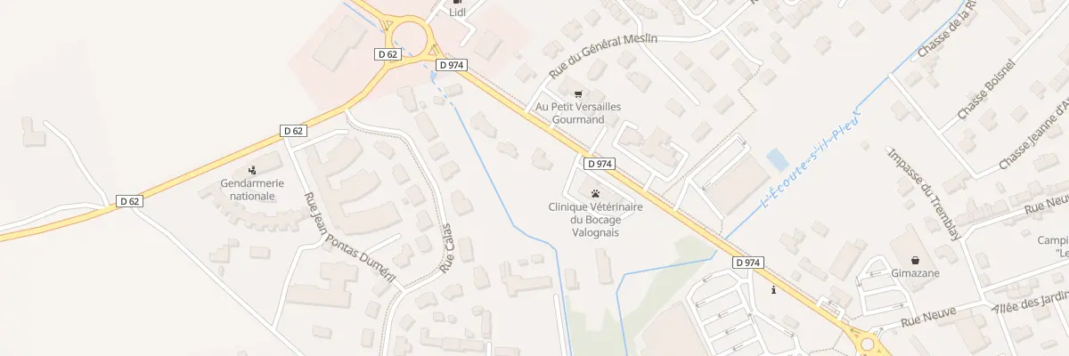 Plan du 49 Bd Felix Buhot à Valognes