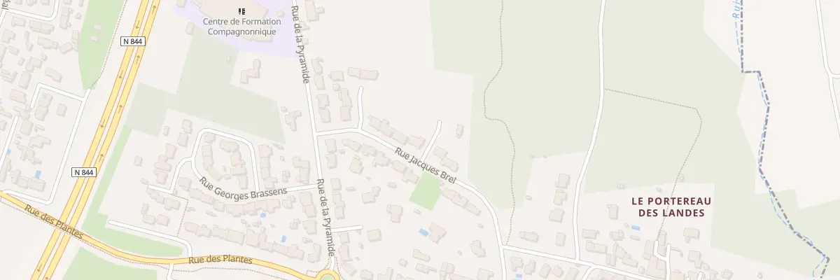 Plan du 11 Rue Jacques Brel à Saint-Sébastien-sur-Loire