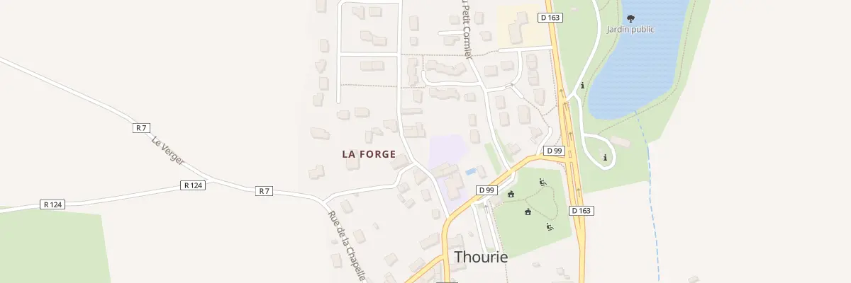Plan du 2 Rue Bertrand Duguesclin à Thourie