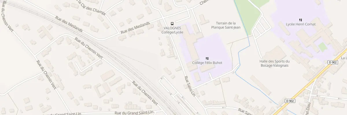 Plan du 5 Rue Saint-lin à Valognes