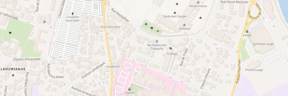 Plan du 55 Av Doc Leon Moynac à Bayonne