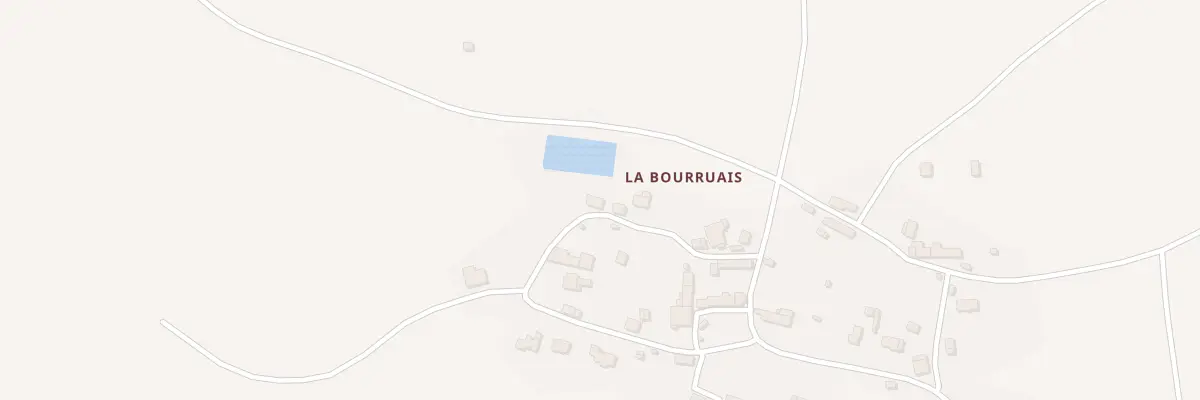 Plan du 416 La Bourruais à Saint-Aubin-des-Châteaux