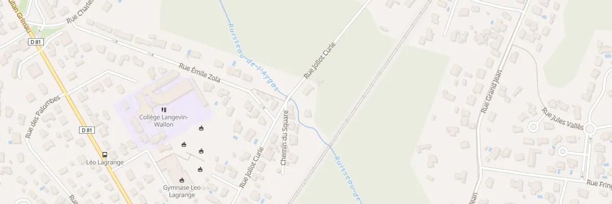 Plan du 23 Rue Joliot Curie à Tarnos