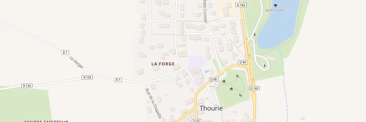 Plan du 4 Rue Bertrand Duguesclin à Thourie