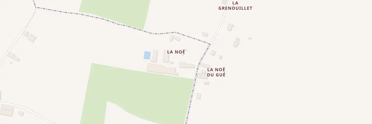 Plan du 5007 La Noë à Brécé