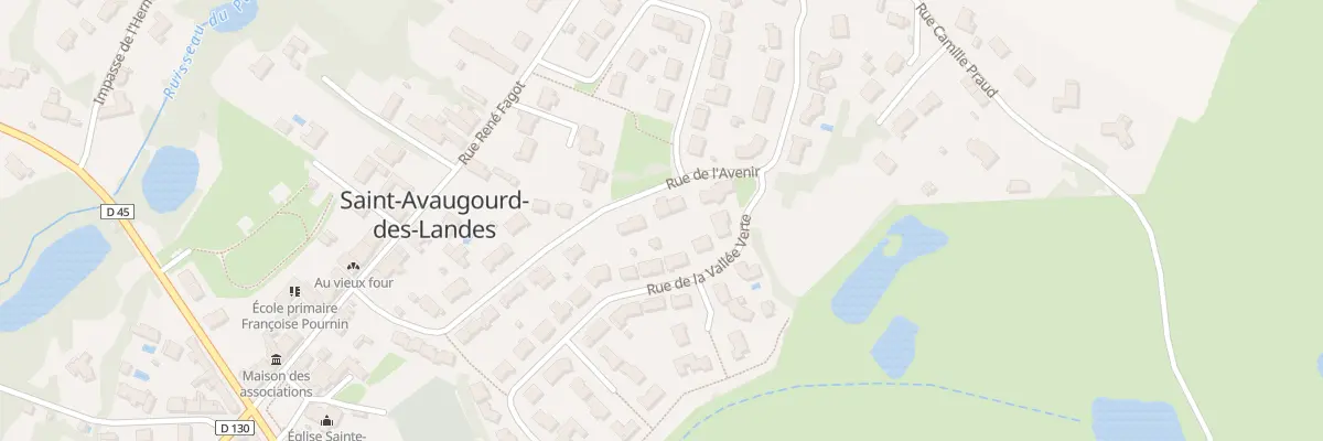 Plan du 20 Rue de l’Avenir à Saint-Avaugourd-des-Landes