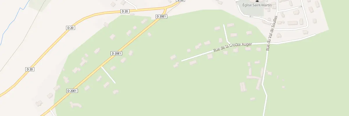 Plan du 18 Rue de la Croûte Auger à Bricqueville-la-Blouette