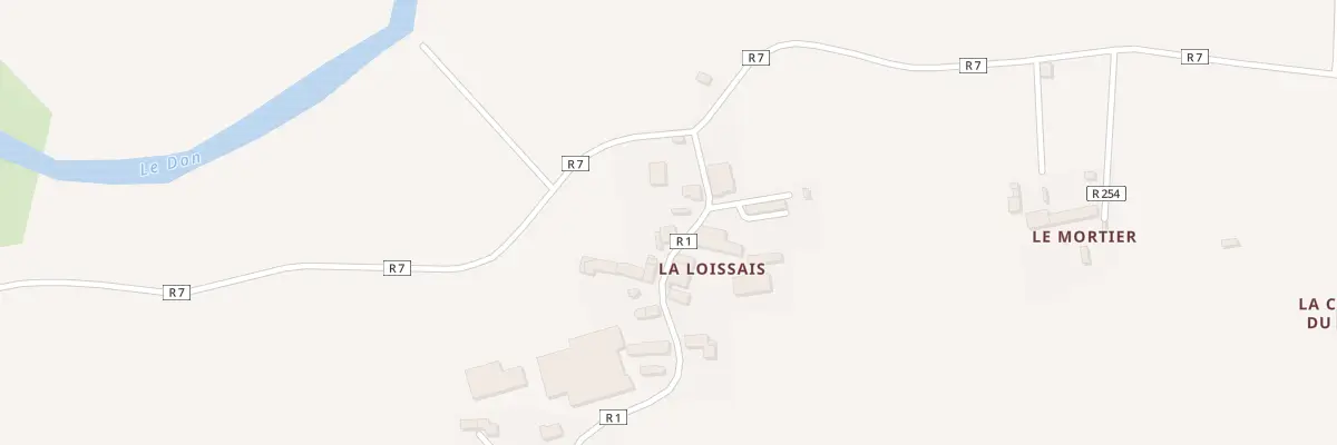 Plan du 6 La Loissais à Issé