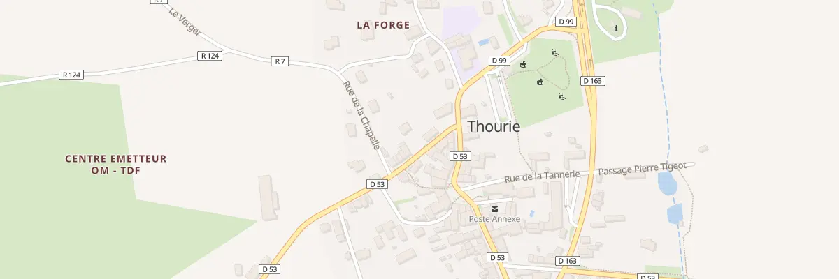 Plan du 4 Rue Saint Lyphard à Thourie