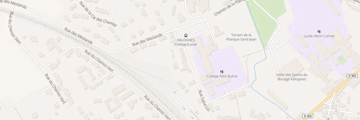 Plan du 13 Rue Saint-lin à Valognes