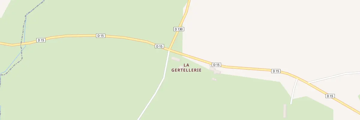 Plan du 1 La Gertellerie à Crosville-sur-Douve