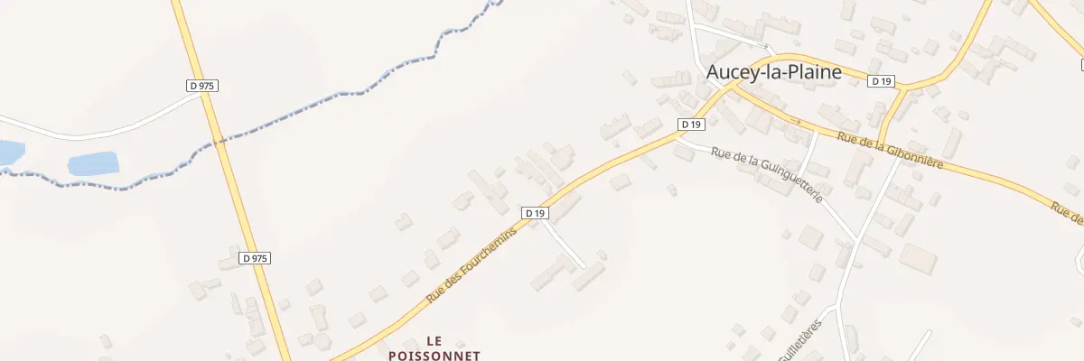 Plan du 24 Rue des Fourchemins à Aucey-la-Plaine