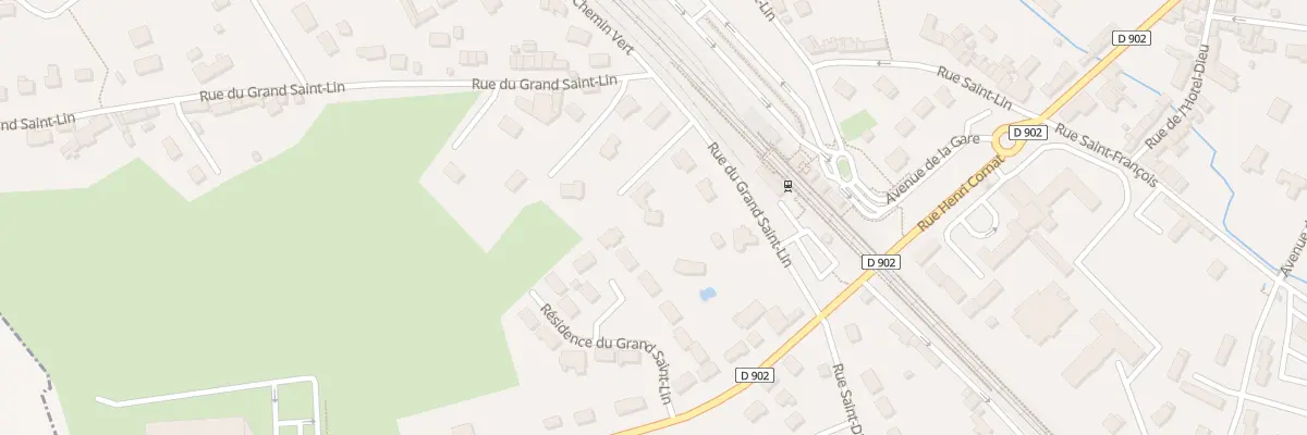 Plan du 1 Rue du Grand Saint-lin à Valognes