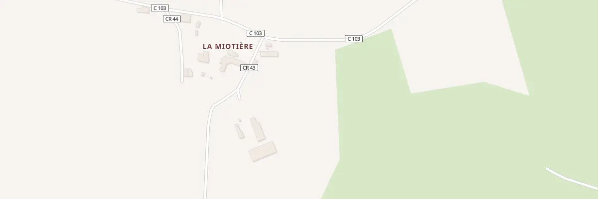 Plan du 5011 La Miotiere à Thourie
