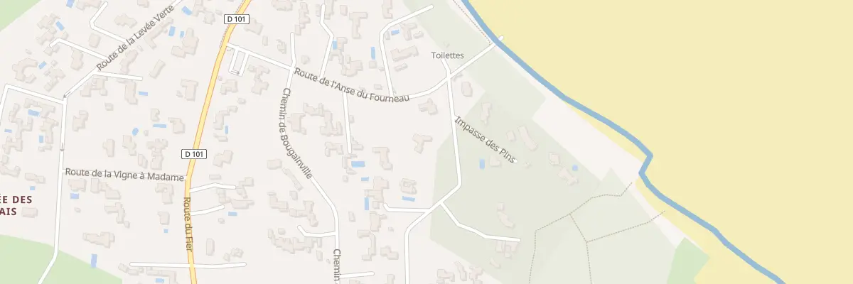 Plan du 2 Rte des Vieilles Vignes aux Portes-en-Ré