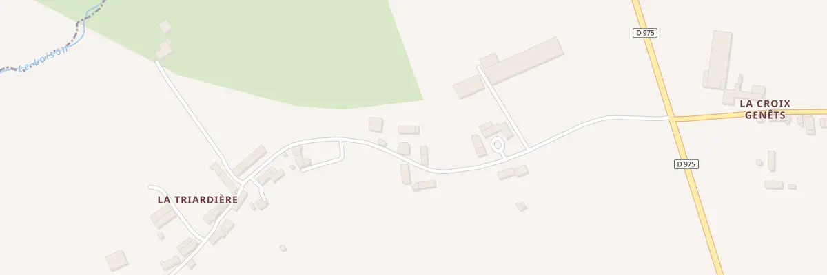 Plan du 4 La Triardiere à Sacey