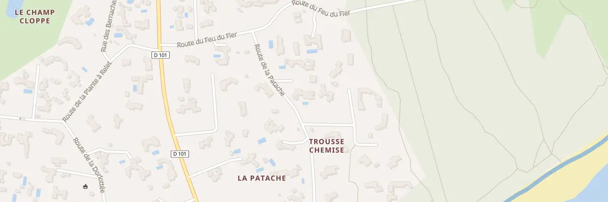 Plan du 5 Rte de la Patache aux Portes-en-Ré