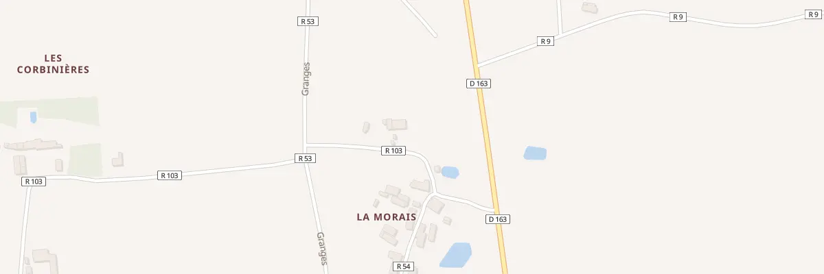 Plan du 5077 La Morais à Thourie