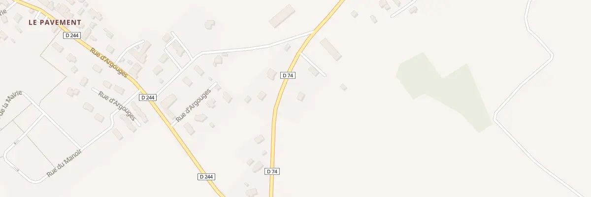 Plan du 4 Rte de l’Ermitage à Gratot