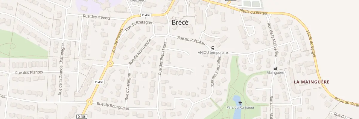 Plan du 7 Rue des Prés Hauts à Brécé
