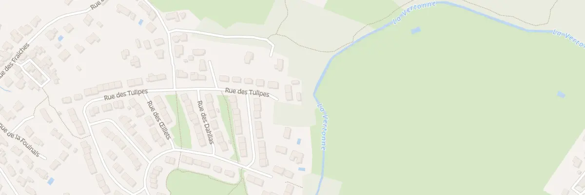 Plan du 77 Rue des Tulipes à Vertou