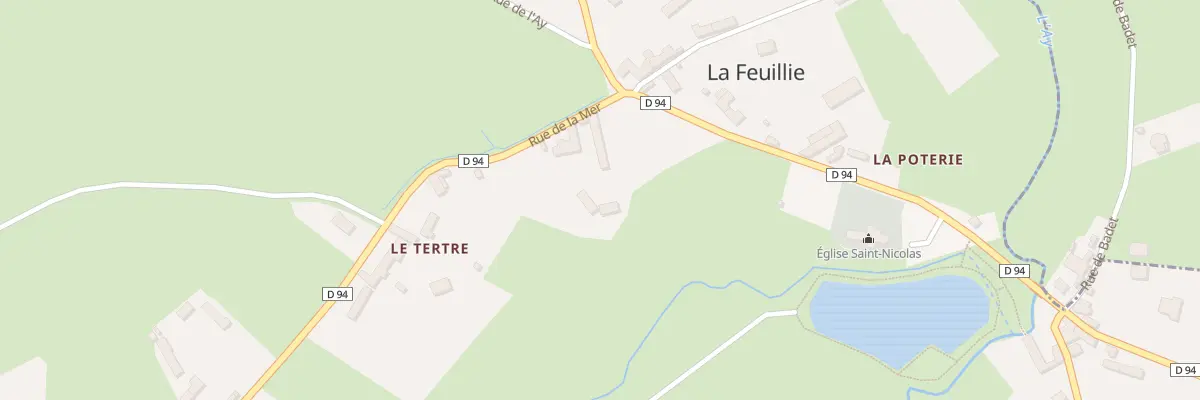 Plan du 2A Rue du Jardinier Deslandes à La Feuillie
