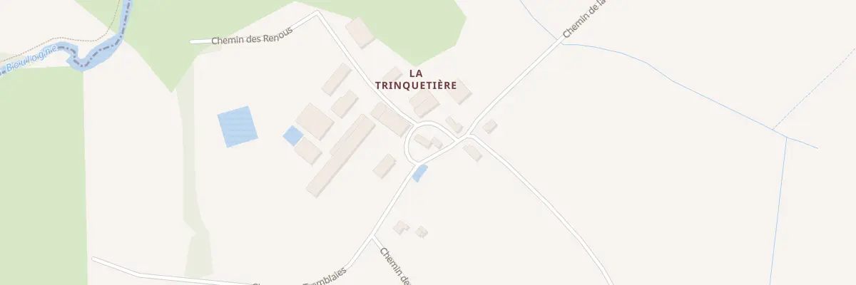 Plan du 5035 La Trinquetière à Montréverd