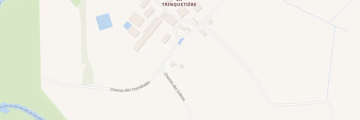 Plan du 5247 La Trinquetière à Montréverd