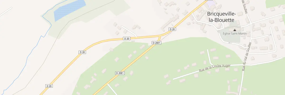 Plan du 2 La Vieille Route à Bricqueville-la-Blouette