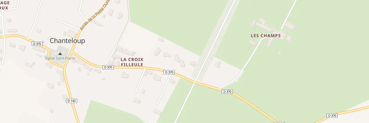 Plan du 5100C La Croix Filleule à Chanteloup