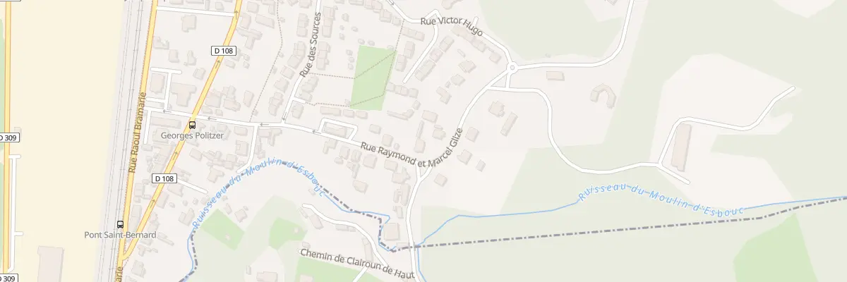 Plan du 15 Rue Raymond et Marcel Glize à Boucau