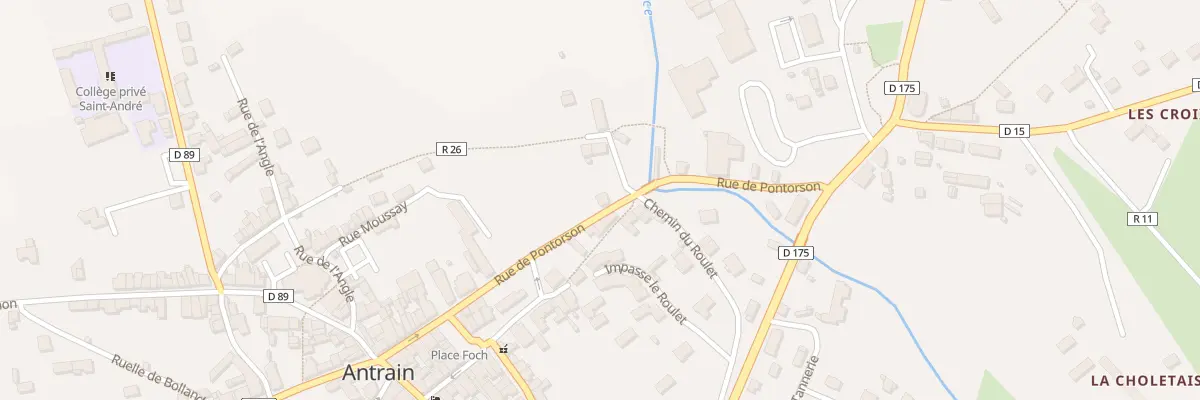 Plan du 27 Rue de Pontorson à Val-Couesnon
