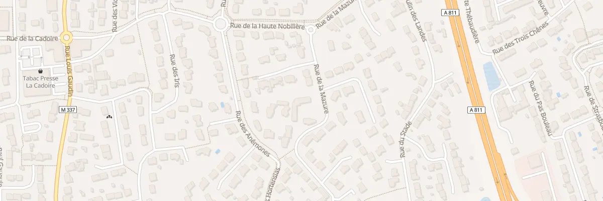 Plan du 21 Rue de la Nobilière à Sainte-Luce-sur-Loire