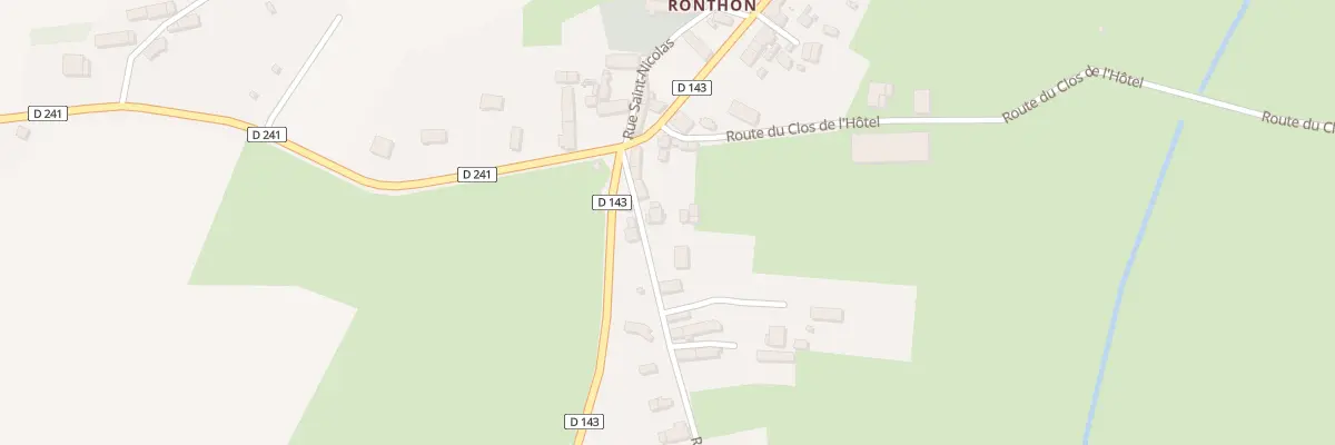 Plan du 42 Rte des Courbes - Ronthon à Dragey-Ronthon