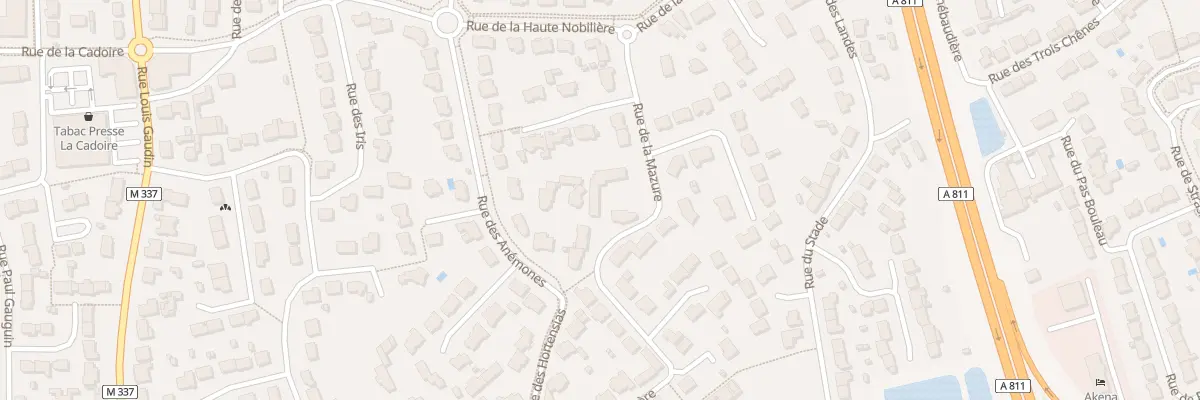 Plan du 21A Rue de la Nobilière à Sainte-Luce-sur-Loire