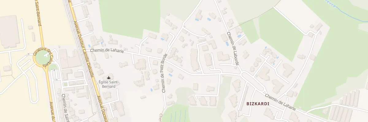 Plan du 124 Che de Laharie à Bayonne