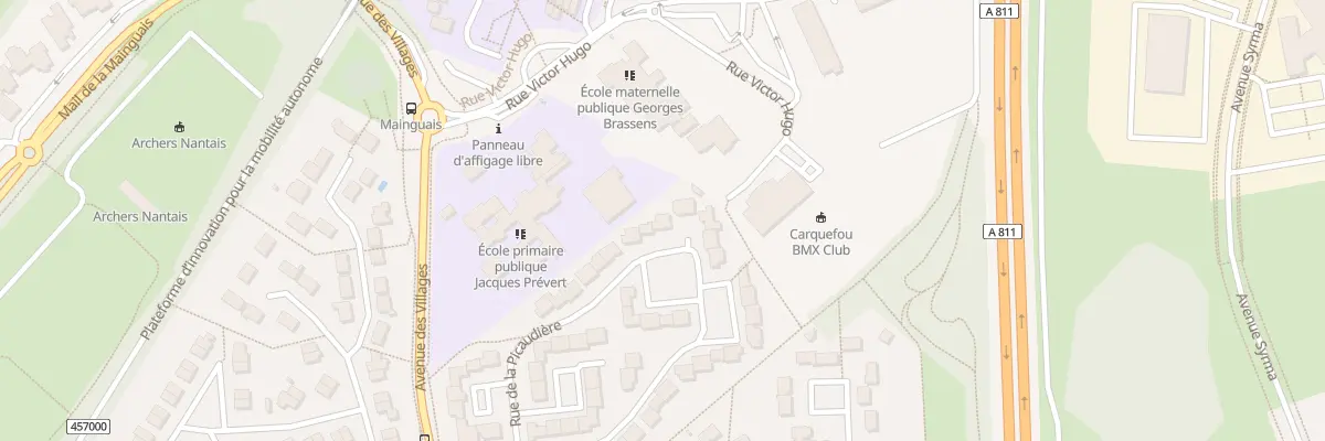 Plan du 16 Rue de la Picaudière à Carquefou