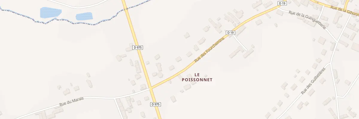 Plan du 36 Rue des Fourchemins à Aucey-la-Plaine