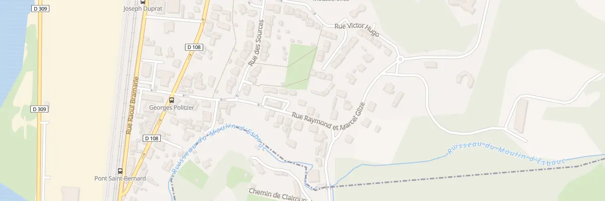 Plan du 9 Rue Raymond et Marcel Glize à Boucau