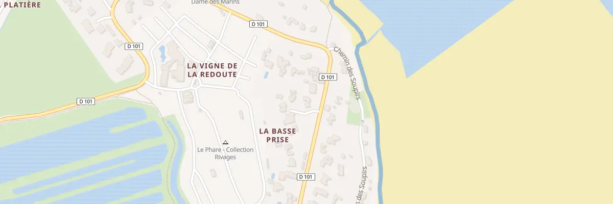 Plan du 20 Rte du Fier aux Portes-en-Ré