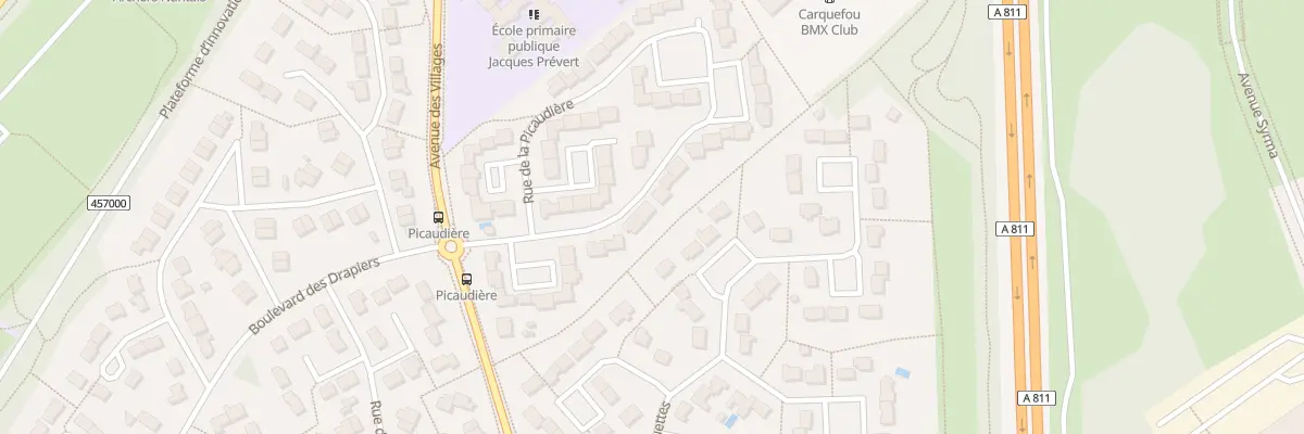Plan du 4 Rue de la Picaudière à Carquefou